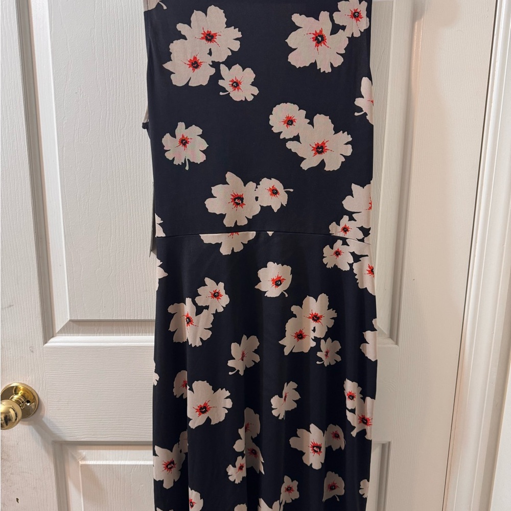 Olivia Rae Black and White Floral Dress